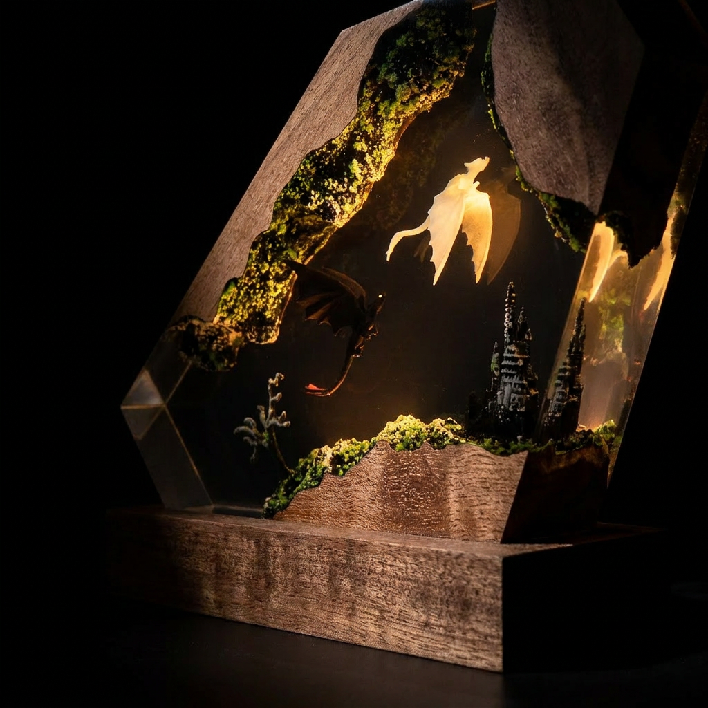 Fenna's Crafts™ 3D LED Resin Lamp