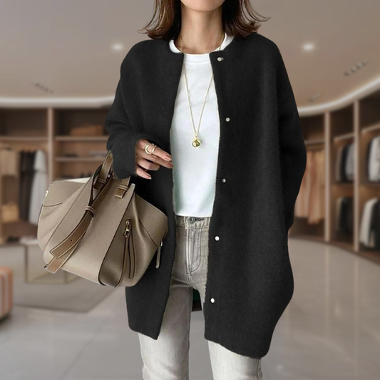 Women’s Longline Button Up Cardigan | Eliana