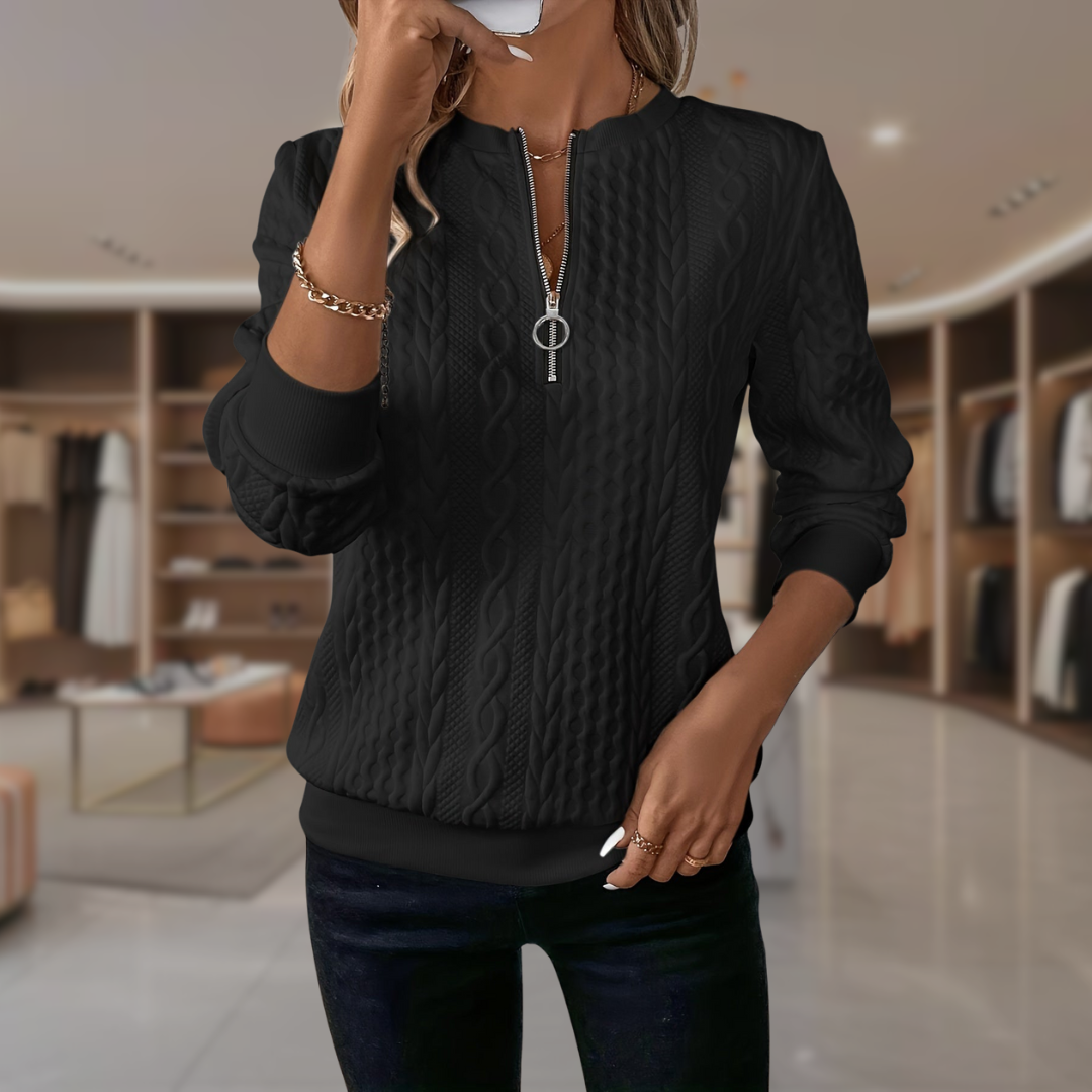 Women’s Half Zip Sweater | Mary