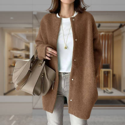 Women’s Longline Button Up Cardigan | Eliana