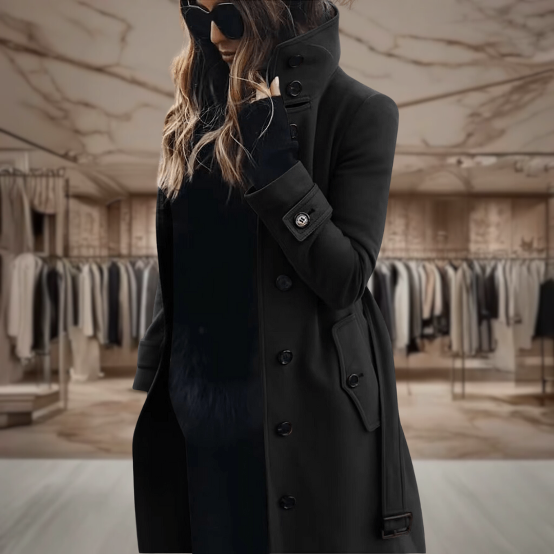 Women’s Long Trench Coat | Emelia