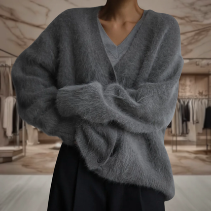 Women’s V Neck Fitted Cardigan | Marilyn