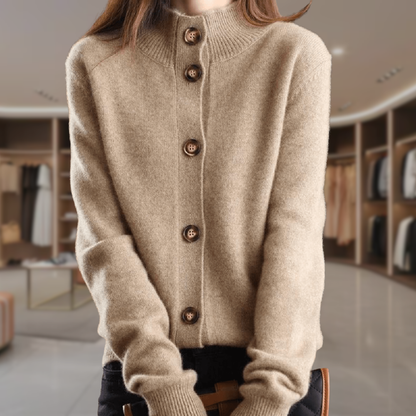 Women’s Button Up Fitted Cardigan | Mayra