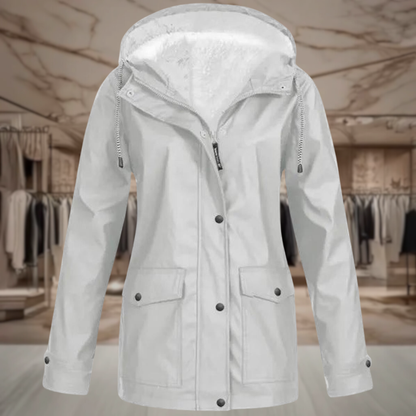 Women’s Waterproof Fleece Lined Hooded Jacket | Isla